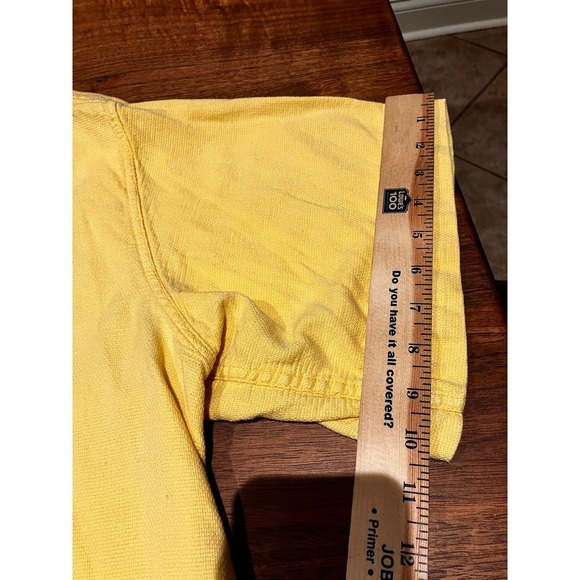 Woolrich Shirt Men's 2XL Yellow Button Short Sleeve Flannel Outdoor VTG Y2K - Picture 9 of 10